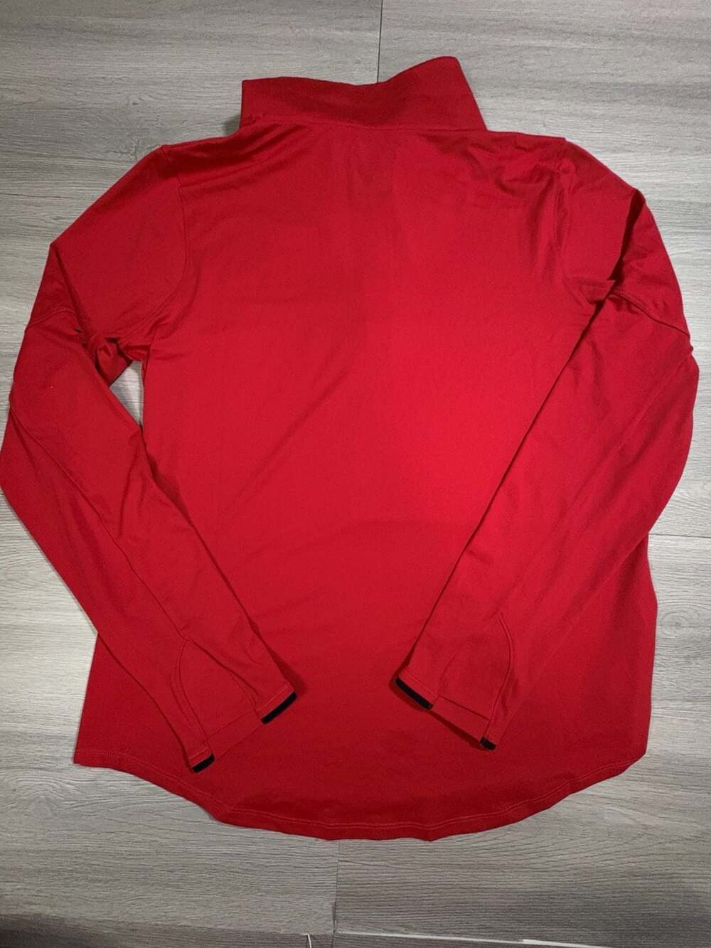 Under Armour Utah Utes Women's HeatGear Red 1/4 Zip Long Sleeve Pullover XL NWT